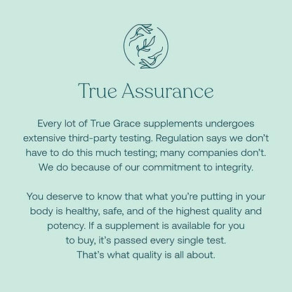 True Grace One Daily Men’s Multivitamin Fermented Minerals, Organic Adaptogens & Mushrooms Whole Body Balance Immune, Endurance, Bone & Heart Support - Non-GMO, Gluten Free - 30 Vegan Tablets