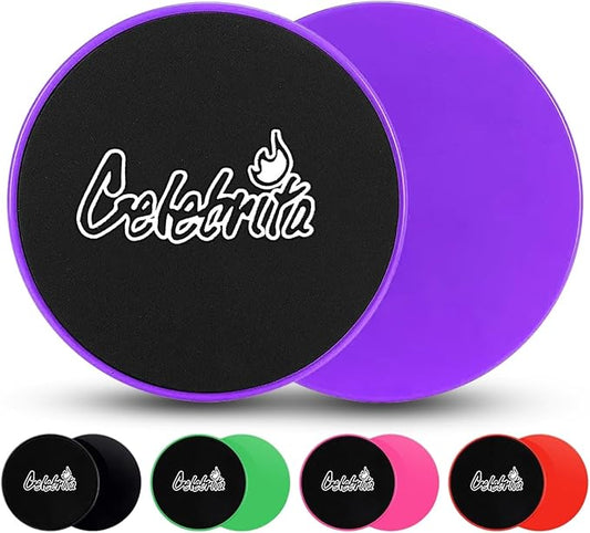 Celebrita Pair of Gliding Discs Core Sliders Ab