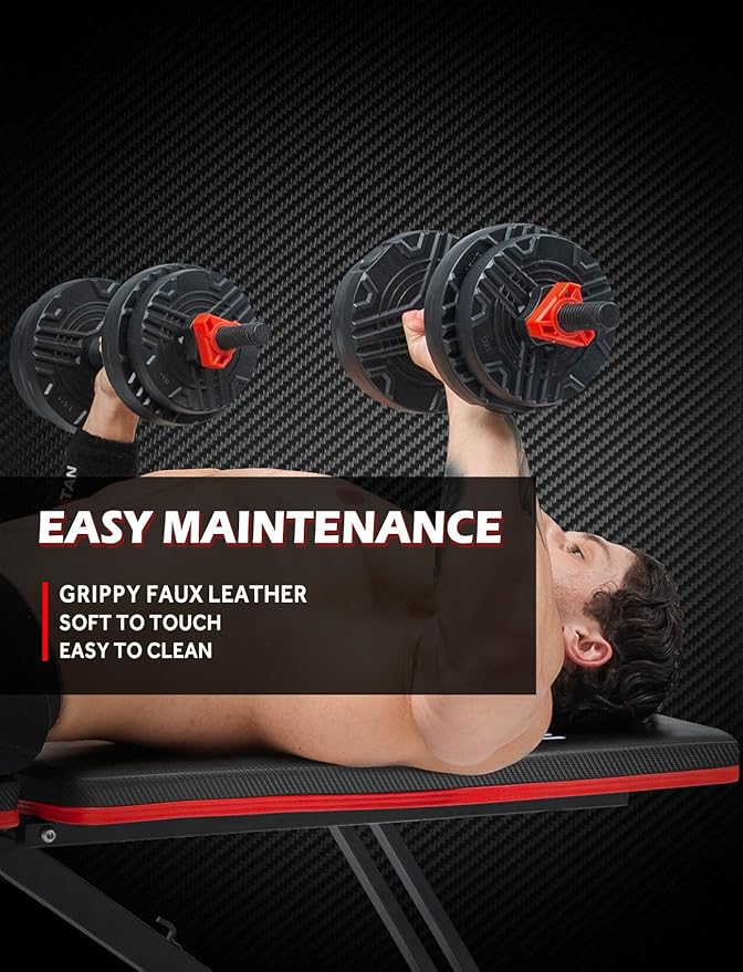 Weight Bench, Adjustable Strength Training Benches for Full