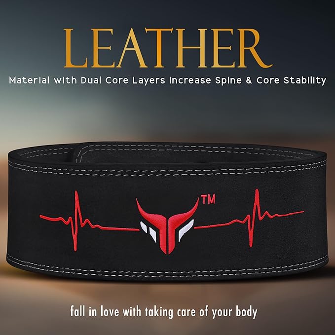Mytra Fusion Gym Belt with Lever Buckle Weight 4" wide