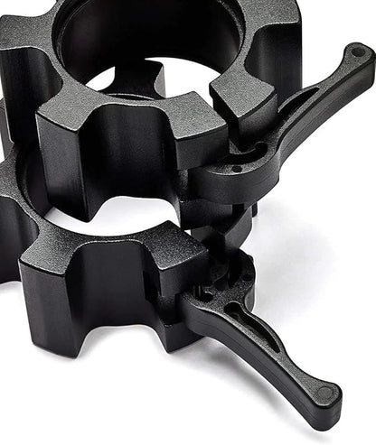 Metal Olympic Barbell Clamps 2inch Heavy Duty Exercise Collars 2" Barbell,Quick 1 Pair