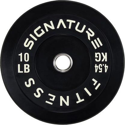 Signature Fitness 2" Olympic Bumper Plate Weight Plates