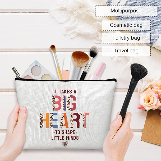 Makeup Bag - Appreciation Gift for Her, Sister, Friend, Woman, Teacher, Mentor - Travel Toiletry Pouch -20