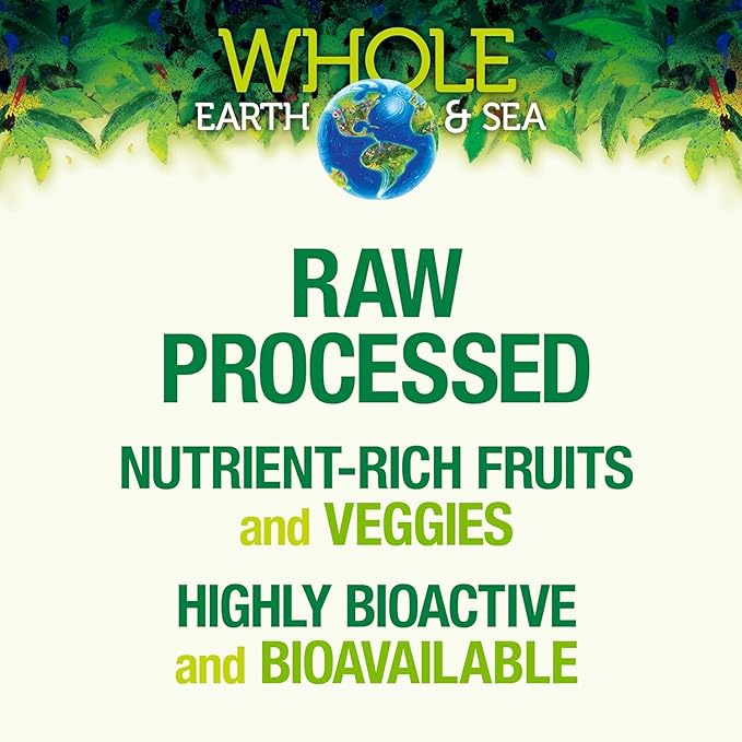 Whole Earth & Sea from Natural Factors, Bone Structure Multivitamin & Mineral, Whole Food Supplement, Vegan and Gluten Free, 60 Tablets (30 Servings)