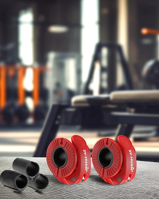 Pro Barbell Clips 1 inch Barbell Clamps 0.9-1.18inch