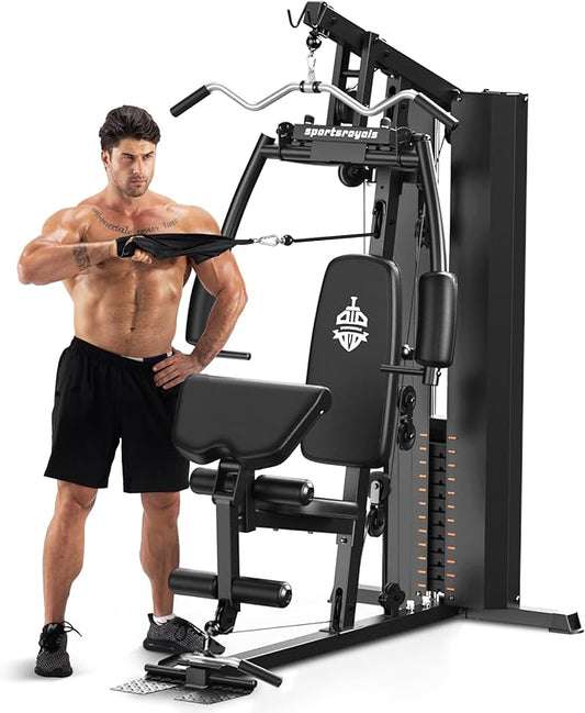 Home Gym, Multifunctional Gym Equipment, Home Gym Station 154LBS Weight
