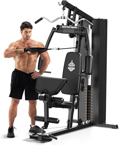 Home Gym, Multifunctional Gym Equipment, Home Gym Station 154LBS Weight
