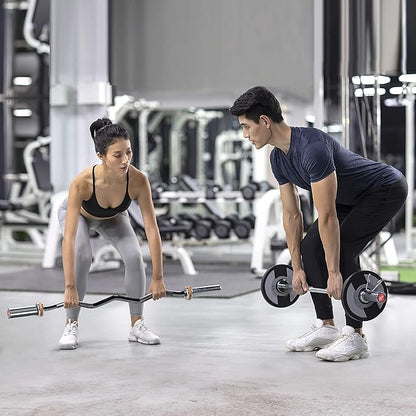 Olympic Barbell EZ Bar Curl Bar 4ft/5ft/7ft 2 Inch (300lb/330lb/400lb/700lb/1000lb/1500lb)