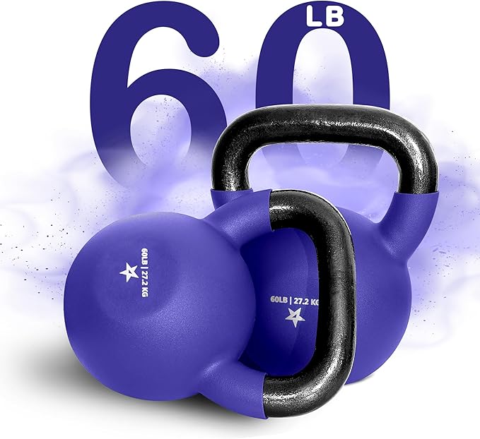 Yes4All Neoprene Coated/Adjustable Kettlebell & Kettlebell Sets -