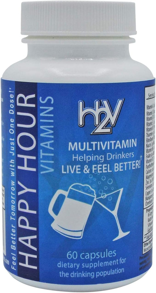 Bottle - Multivitamin Formulated for Better Mornings – Live & Feel Better with Milk Thistle, Prickly Pear Cactus, B & C Vitamins, & More- 30 Servings