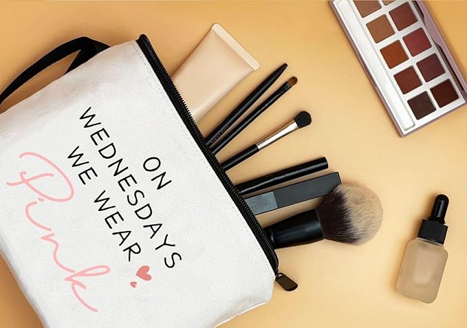 Cosmetic Bag for Purse,Gifts for Little Girls,Mean s Cosmetic Makeup Bag,Fun Gifts for Women Friends,Bridesmaids Proposal Gifts,Sister Birthday Gifts,Christmas Gifts for Teenage Girls