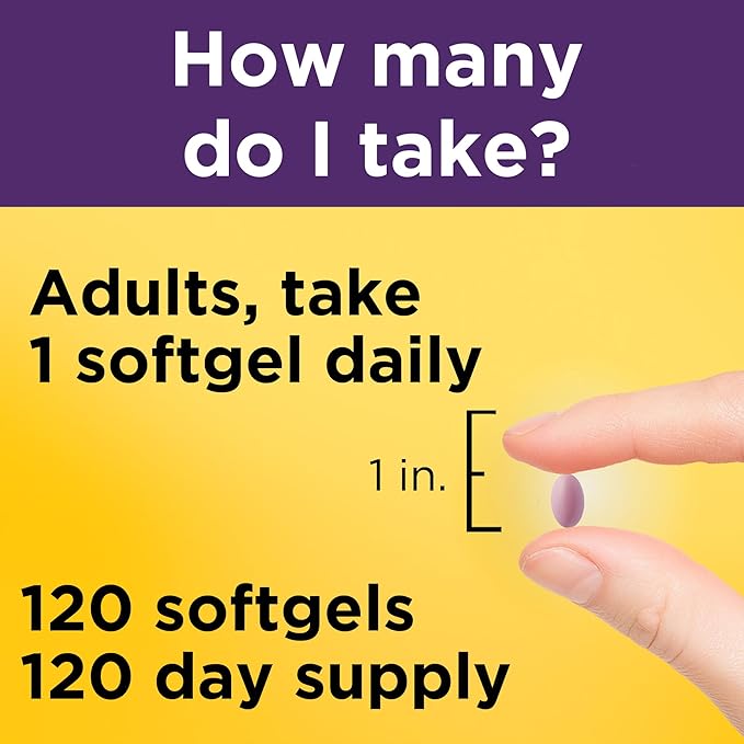 Nature Made Maximum Strength Biotin 5000 mcg, Dietary Supplement may help support Healthy Hair, Skin & Nails, 120 Softgels