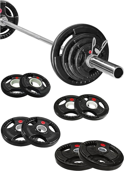 Signature Fitness Olympic Cast Iron Plate for Strength