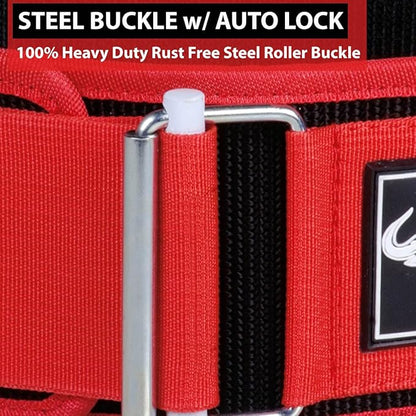 IBRO Quick Locking Premium Weight Lifting Belt - Powerlifting 4 Inch