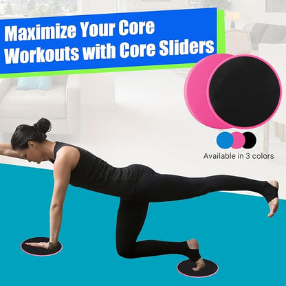 Exercise Sliders, Core Sliders for Working Out, Dual