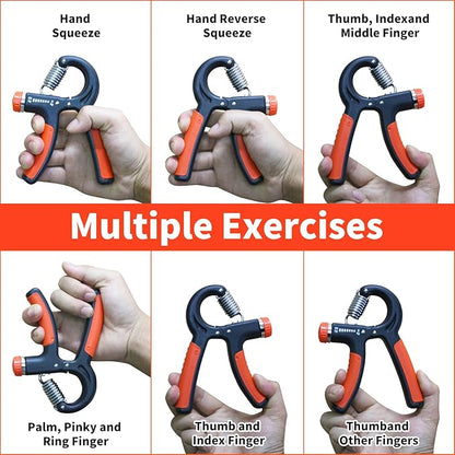 Grip Strength Trainer 11-132 Lbs (5-60kg), Forearm