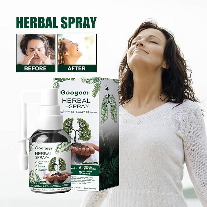 Herbal Lung Cleansing Spray,respinature,googeer Herbal Lung,Best Respinature Herbal Lung Cleanse Mist,Respi Nature Herbal Lung Cleanse Mist (3PCS)