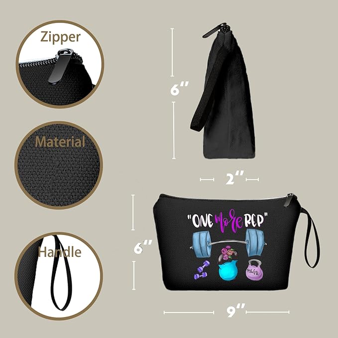 Workout Gifts for Women: Gym Makeup Bag, Cool Gifts for Female Friends & Fitness Lovers