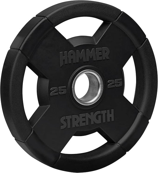Hammer Strength 25Lb Round Rubber Olympic Plate