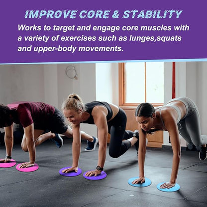 Shappy 24 Pairs Exercise Sliders Bulk Workout Sliders