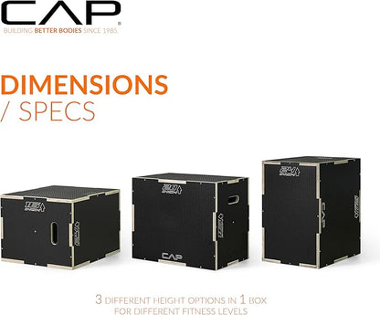 CAP Barbell 3-in-1 Plyometric Box