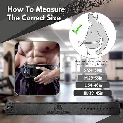 Lever Belt Weightlifting 10mm Back