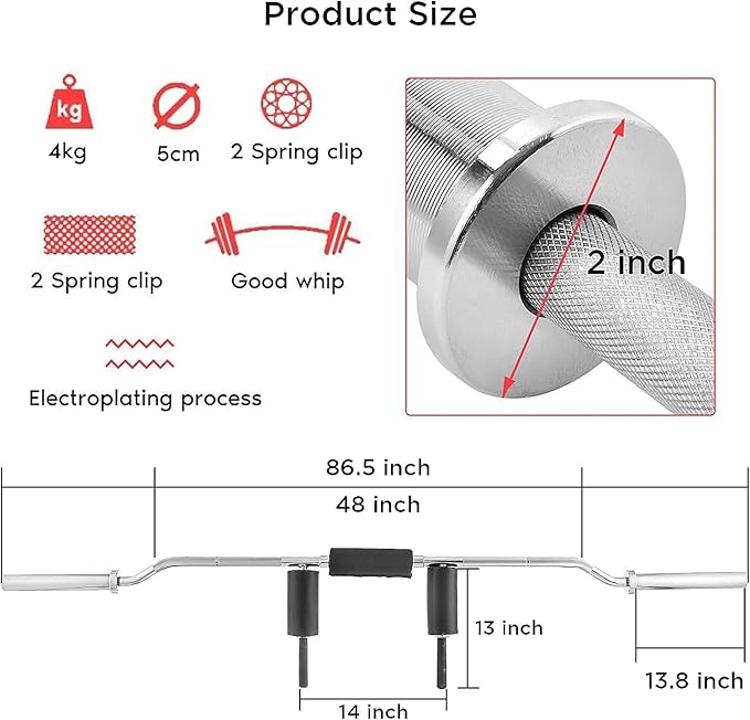 Olympic Safety Squat Bar 700lbs Squat Olympic Bar
