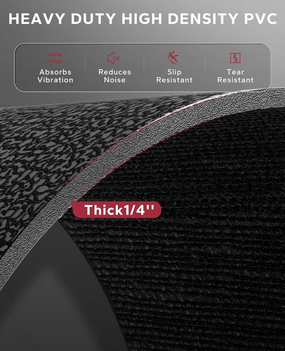 HAPBEAR 2.5x5/3x6/3x7ft Exercise Equipment Mat