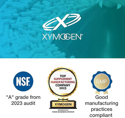 XYMOGEN Mood Food ES - Supports Calmness, Relaxation and a Healthy Mood with Active Folate, B Vitamins, 5-HTP, GABA, Minerals, Suntheanine L-Theanine, Selenium (60 Capsules)