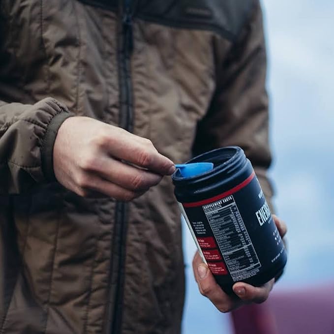 Wilderness Athlete - Energy & Focus | Energy Booster for Women & Men - Energy Drink Mix with Natural Caffeine - Low-Carb, Zero Sugar Energy Drink Powder - 30 Serving Energy Drink Tub (Cherry Limeade)