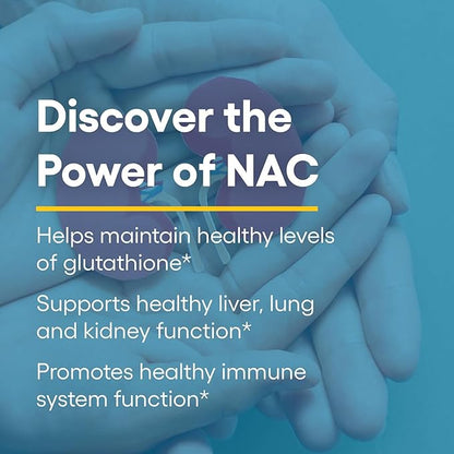 Natural Factors N-Acetyl-L-Cysteine 500 mg, Superior Antioxidant Support for Respiratory & Immune Systems, 90 Capsules