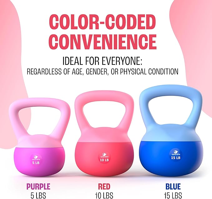 Soft Kettlebells, Serenilite Kettlebell Sets, Kettle Bell Sets
