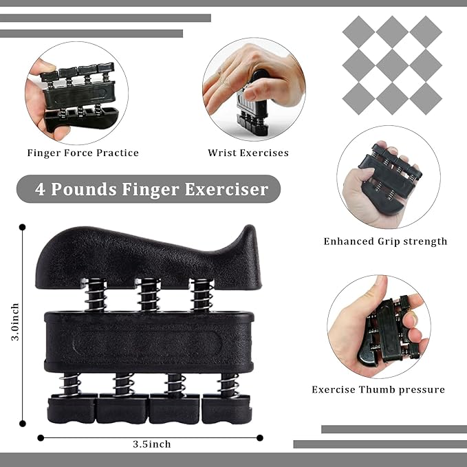 Grip Trainers, Including Forearm Strengtheners, Finger Trainers, Mechanical