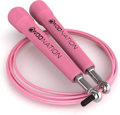 WOD Nation Adjustable Speed Jump Rope For Men