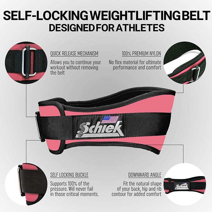 Schiek Sports Model 2006 Nylon 6" Weight Lifting