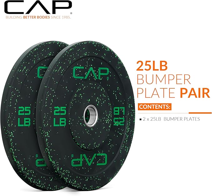 CAP Barbell Rubber Olympic Bumper Plate