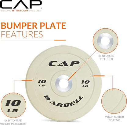 CAP Barbell Rubber Olympic Bumper Plate