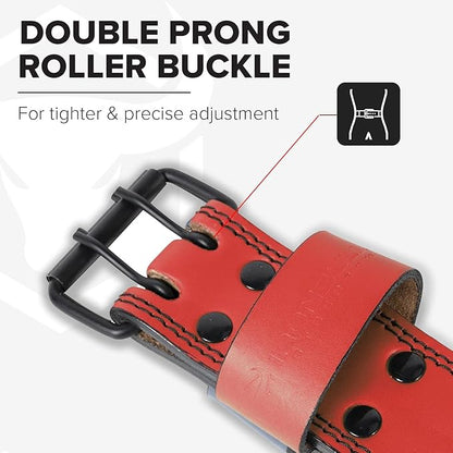 7mm Leather Weight Lifting Belt (IPF 4" to 2â€ Tapered