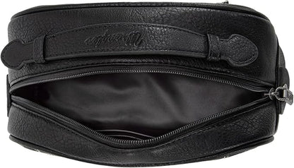 Wrangler Makeup Pouch Bag Mini Western Toiletry Purse Cosmetic Organizer Paisley Travel Pouch for Women
