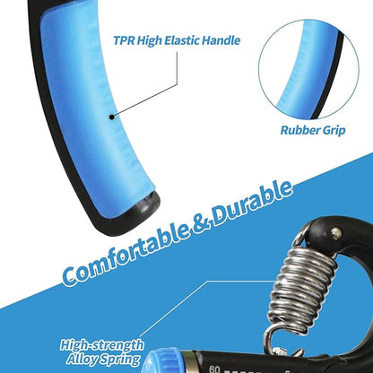 Grip Strength Trainer 11-132 Lbs (5-60kg), Forearm