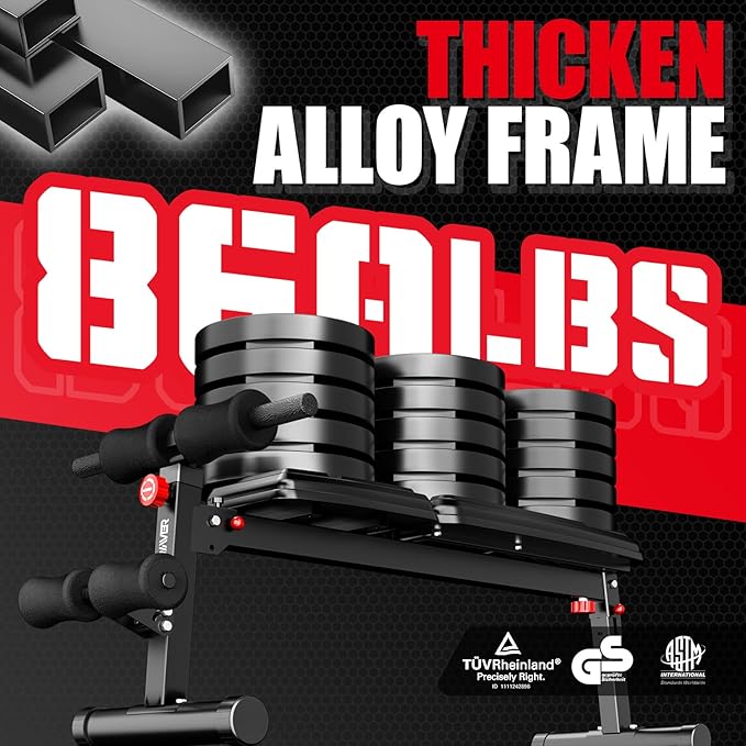 Weight Bench Press 860Lb Stable