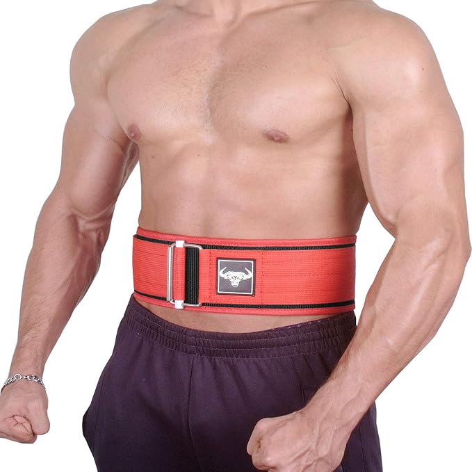 IBRO Quick Locking Premium Weight Lifting Belt - Powerlifting 4 Inch