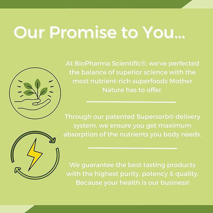 Biopharma Scientific Nanoreds: Reds Superfood Fruit & Vegetable Powder Smoothie Mix for Digestive Health & Immunity with Antioxidants, VitaminC, Elderberry, Pomegranate, Berry Flavor, 30 Servings