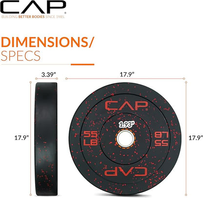 CAP Barbell Rubber Olympic Bumper Plate