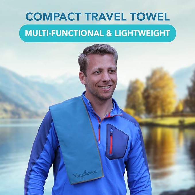 Youphoria Microfiber Travel Towel Fast Drying Lightweight -