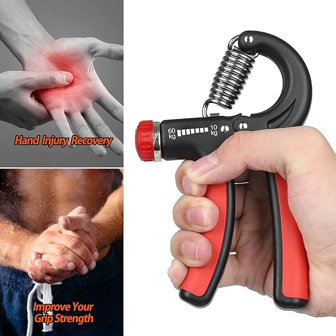 Grip Strength Trainer 22-132Lbs (10-60kg), (10-60kg), Forearm