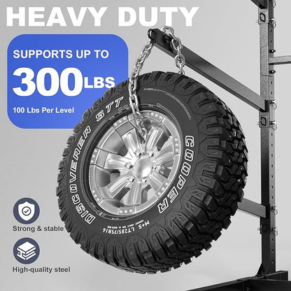 Heavy Duty Freestanding Kayak Storage Rack, Adjustable Metal Stand for Kayaks, Canoes, SUPs, Paddleboards & Surfboards with Lockable Wheels, Indoor & Outdoor Use