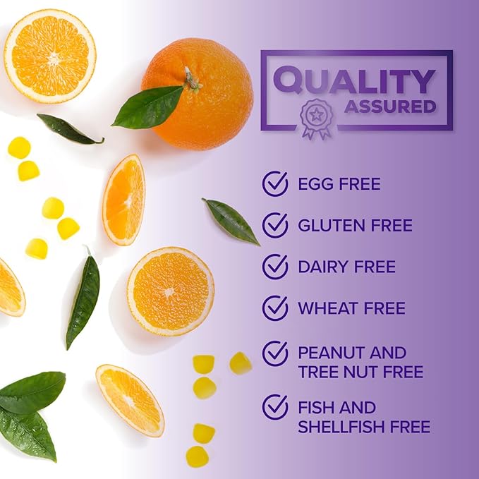 Sugar Free Calcium Gummy Bites Plus 400 IU Vitamin D3, Bone Health & Immune Support - Chewable Calcium Nutrition Supplement, Non-GMO, Orange Flavor Chews - 120 Gummies