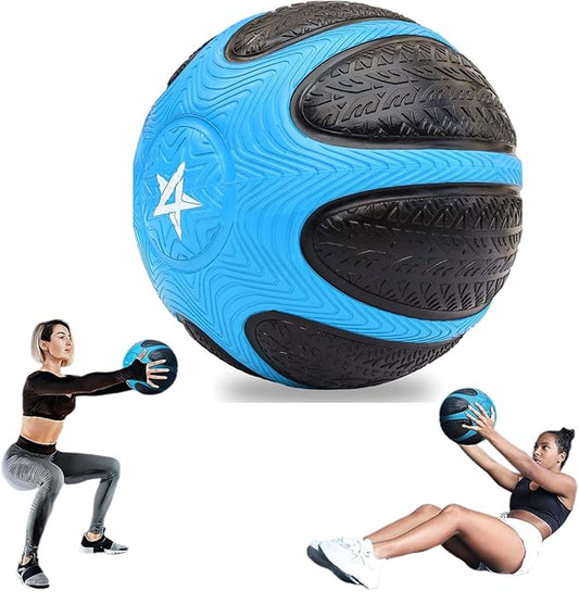 Yes4All Medicine Ball with Dual Texture Grip 6/8/10/12LBS