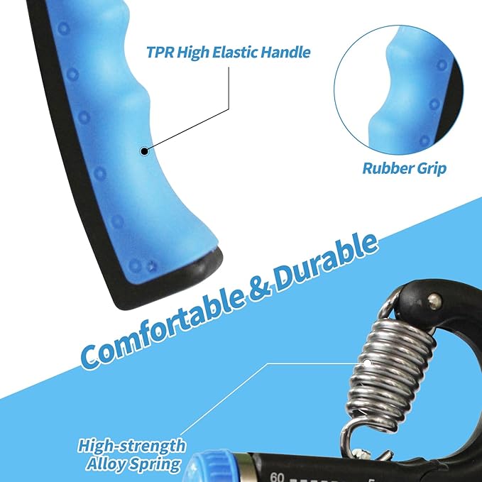 Grip Strength Trainer 11-132 Lbs (5-60kg), Forearm